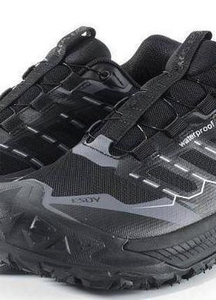 Треккинговые кроссовки с автошнуровкой predator, black/grey
