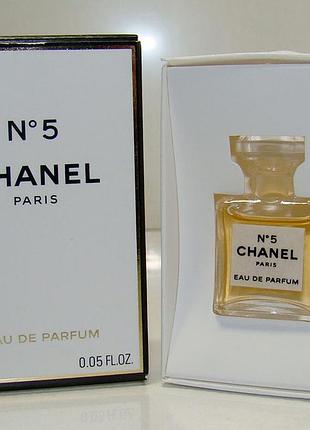 Миниатюра chanel 5 edp. оригинал.