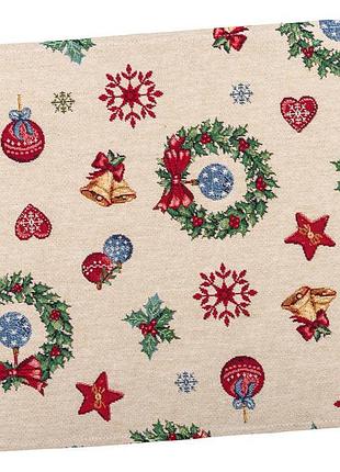 Прихватка кухонна гобеленова merry-pk20 limaso, 20x20, квадратна, новорічний, без люрексу, 40% бавовна, 36% поліестер, 24% акрил,