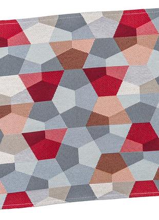 Cерветка гобеленовая geo167 limaso, 34x44, прямоугольная, повседневный, без люрекса, 75% полиэстер, 22% хлопок, 3% акрил, гобелен