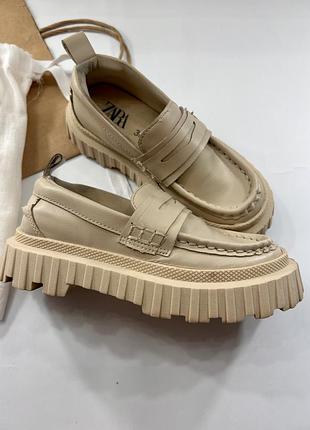 Лофери для дівчинки zara 29-30 р 6