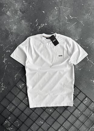 Мужская футболка boss white black