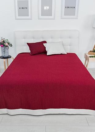 Покрывало и две наволочки nikko001/040br/m, 245x255, прямоугольная, повседневный, без люрекса, 100% полиэстер, двусторонний