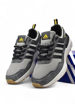 Кроссовки adidas zx420 • light grey / black 10