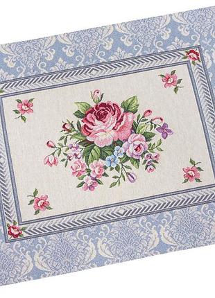 Серветка гобеленова runner386gr класика на полотні limaso, 37x49, прямокутна, повсякденний, без люрексу, 75% поліестер, 22%