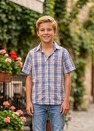 Стильная рубашка в клетку