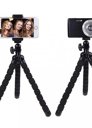 Трипод штатиф для селфи 28 см ufr selfie flexi pod (черный)