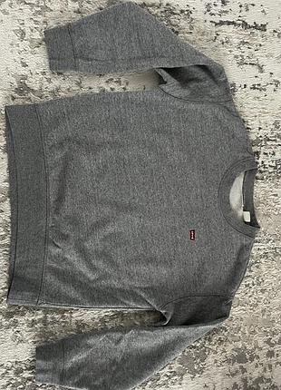 Сірий світшот levi’s, розмір s
