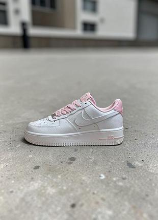 Кросівки nike air force 1 white pink
