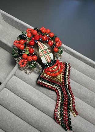 Брошка мотанка берегиня 1200 грн