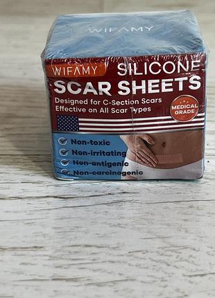 Силіконові пластирі від рубців wifamy scar sheets нові