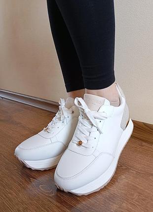 Кроссовки camomilla sherly оригинал новые белые на платформе р.40
