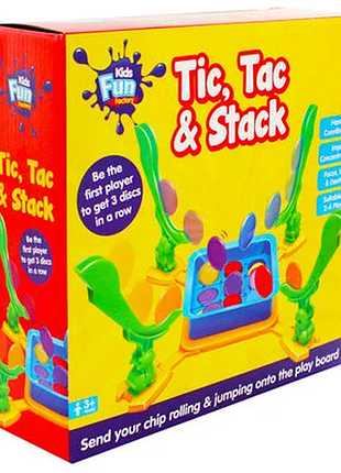 Детская интерактивная игра 52 фишки tic tac &amp; stack 4