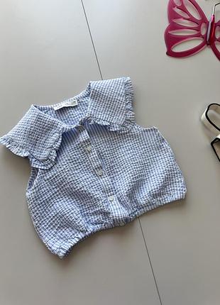Том з комірцем zara 2