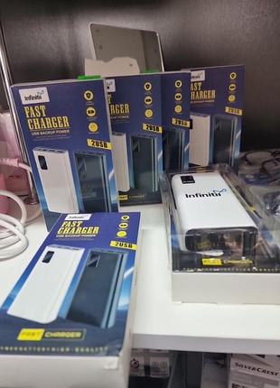 Павербанк infinitii 20000 mah fast charger білий