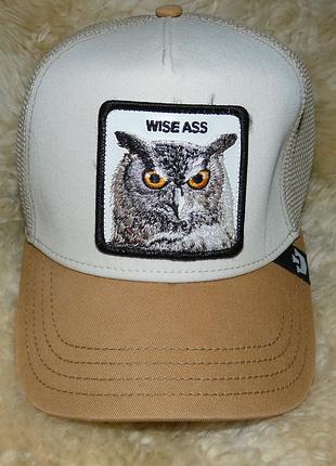 Оригинальная кепка goorin bros. the farm "wise ass" (сова). идеал