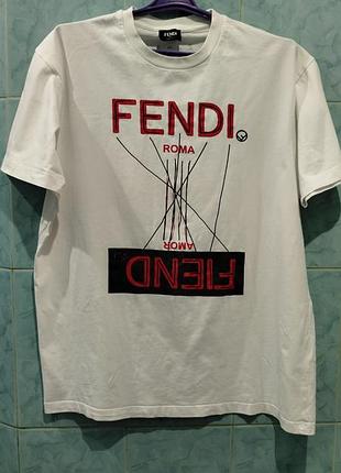 Жіноча дизайнерська футболка fendi xxl