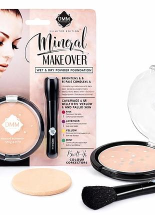 ✨ мінеральна пудра-тональна основа dmm mineral makeover (wet & dry)