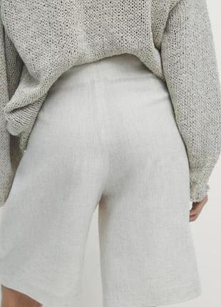 Льняные шорты massimo dutti 10
