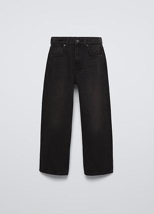 Детские джинсы для мальчика zara wide leg 6688/721 128 см черный