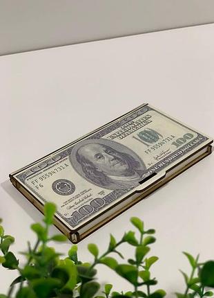 Подарочная коробка для денег в дизайне 100$ – стильный и оригинальный презент