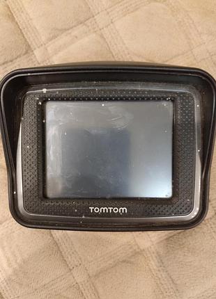 Gps-навигатор для мотоциклов Tomtom rider (модель 4gc01) на запчасти или под восстановление