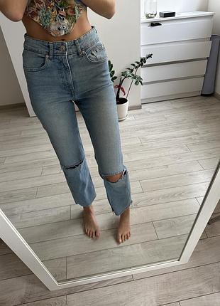 Прямі джинси h&m 4