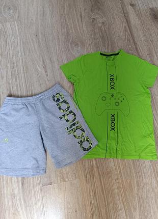 Спортивний костюм, комплект, шорти, футболка adidas