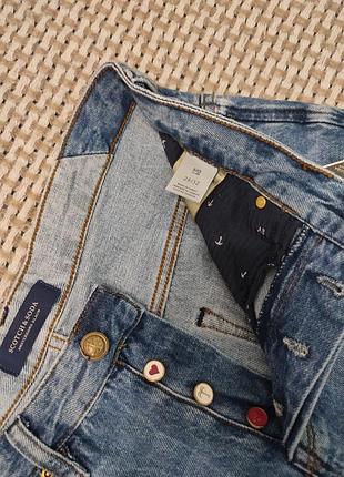 Женские джинсы женские джинсы scotch&amp;soda amsterdams blauw japan size 28 boyfriend