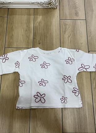Кофтинка лонг на дівчинку zara 12-18 3