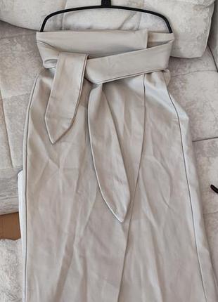 Юбка reserved экокожа. новая