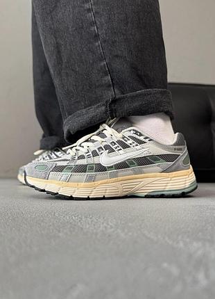 👟 кроссовки женские nike p-6000 premium casual shoes grey/наложка bs👟