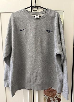 Світшот чоловічий  сірий nike в розмірі xl.