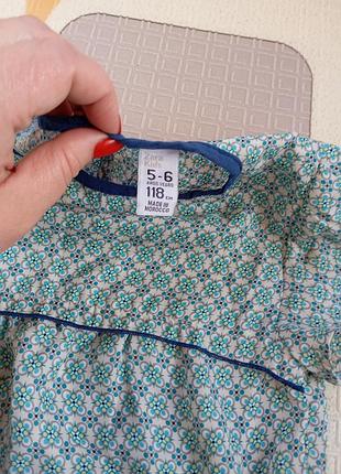 Туника детская zara 5-6 р 4