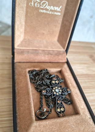 Вінтажна підвіска хрестик з англійської в коробці