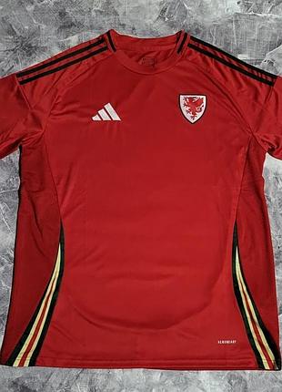 Мужская футболка adidas сборной уэльс 2024/2025 год