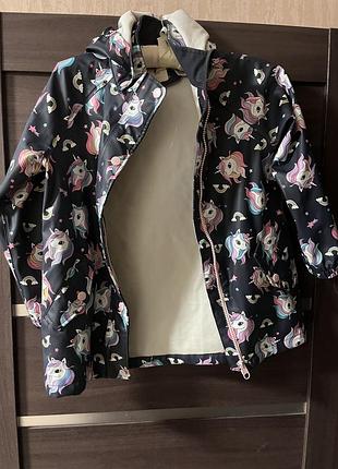 Дитяча непромокна куртка з капюшоном. h&m