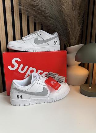 Кроссовки nike sb dunk low x supreme