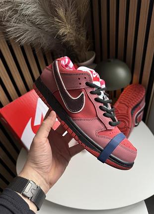 Кроссовки nike sb dunk low "red lobster"