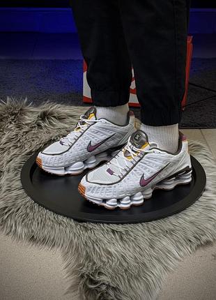 Кроссовки nike shox tl, белые