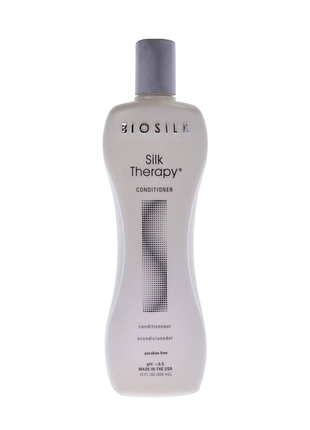 Кондиціонер для шовкової терапії biosilk silk therapy conditioner 355 мл — для блиску та відновлення волосся