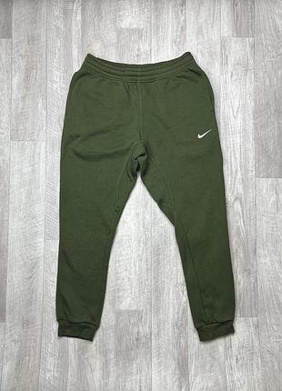 Спортивные штаны nike sportswear club fleece размер l оригинал мужские зеленые найк на флисе