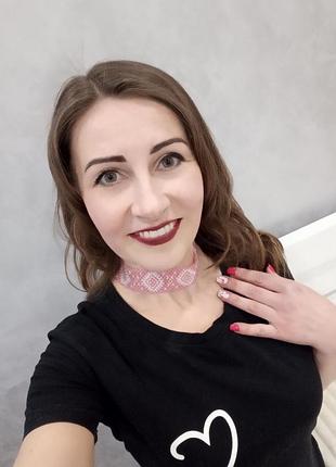 Чокер « рожева мрія»