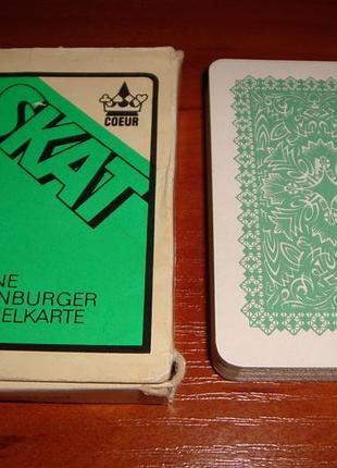 Игральные карты skat, 1974 г.
