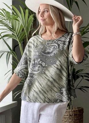 Легка бавовняна сорочка жіноча італія,у розмірі xl-xxl