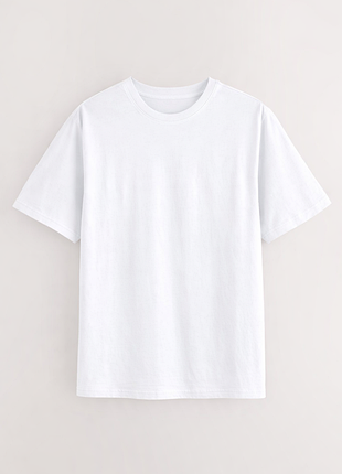 Футболка next s, m, l, xl мужская базовая белая
