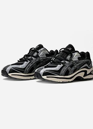 Asics gel-preleus black grey white 6