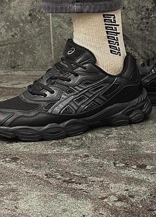 Кроссовки asics gel nyc (black)