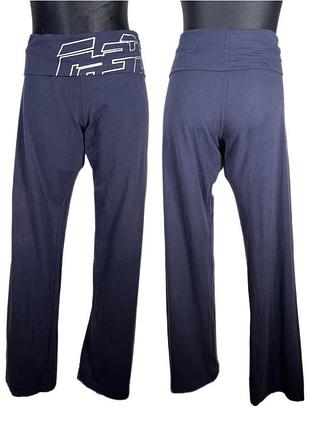 Расклешенные лосины для йоги типа victoria’s secret yoga pants с поясом vintage 2000s y2k