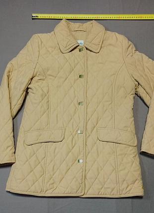 Плечи 41 см vyella 
size m бежевая стеганая куртка   
shell 100% polyester